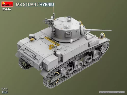 MiniArt M3 Stuart Hybrid – 1:35 harcjármű makett