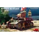 MiniArt Japanese M3 Stuart  w/ Crew – 1:35 harcjármű makett