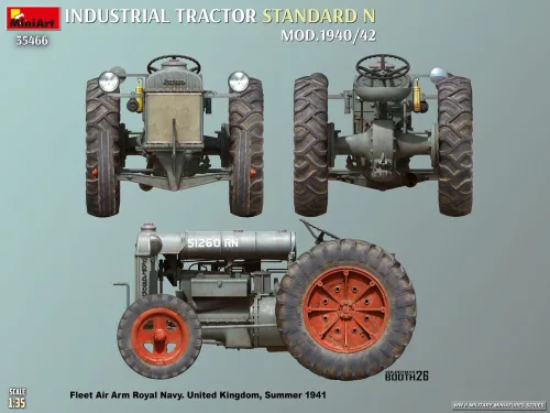 MiniArt Standard N Industrial Tractor. Mod.1940/42 – 1:35 munkagép makett