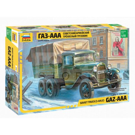 Zvezda GAZ-AAA Soviet Truck makett 1:35 (3547Z)