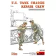 MiniArt U.S. Tank Chassis Repair Crew – 1:35 figura makett