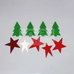 Filcfigura karácsonyi vegyes ("E" 9 db/cs) 35484