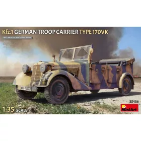   MiniArt Kfz.1 German Troop Carrier Type 170VK – 1:35 autó makett