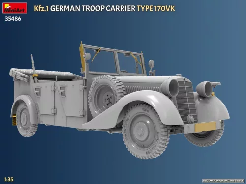 MiniArt Kfz.1 German Troop Carrier Type 170VK – 1:35 autó makett