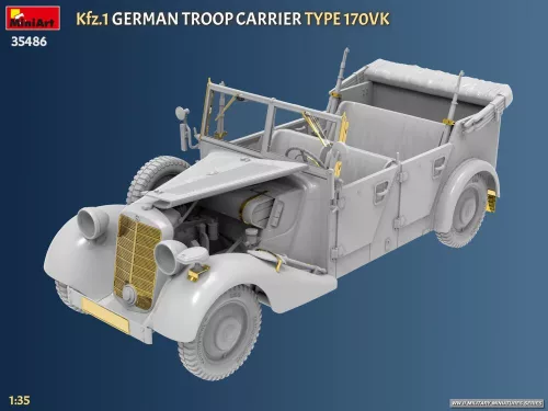 MiniArt Kfz.1 German Troop Carrier Type 170VK – 1:35 autó makett