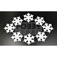 Filcfigura hópehely  (8 db/cs) 35487