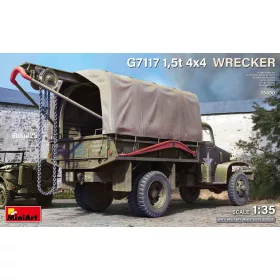 MiniArt G7117 1,5t 4x4  Wrecker – 1:35 teherautó makett