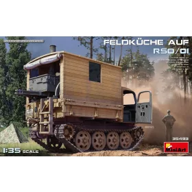 MiniArt Feldkuche Auf RSO/01 – 1:35 munkagép makett