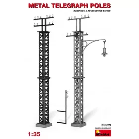   MiniArt Metal Telegraph Poles – 1:35 dioráma-kiegészítő