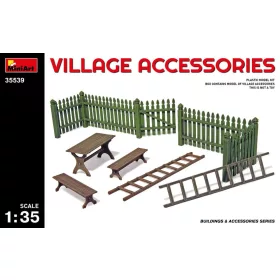 MiniArt Village Accessories – 1:35 dioráma-kiegészítő