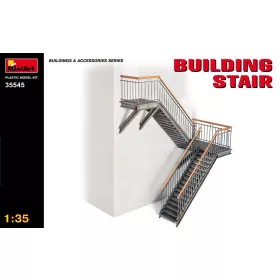 MiniArt Building stairs – 1:35 dioráma-kiegészítő
