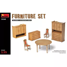 MiniArt Furniture Set – 1:35 dioráma-kiegészítő