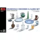 MiniArt Household Crockery & Glass Set – 1:35 dioráma-kiegészítő