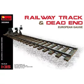   MiniArt Railway Track & Dead End (European Gauge) – 1:35 dioráma-kiegészítő