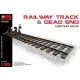 MiniArt Railway Track & Dead End (European Gauge) – 1:35 dioráma-kiegészítő