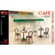 MiniArt Cafe Furniture & Crockery – 1:35 dioráma-kiegészítő