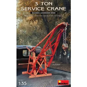 MiniArt 3 Ton Service Crane – 1:35 dioráma-kiegészítő