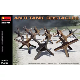 MiniArt Anti-tank Obstacles – 1:35 dioráma-kiegészítő