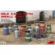 MiniArt Milk Cans with Small Cart – 1:35 dioráma-kiegészítő