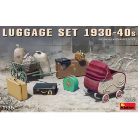 MiniArt Luggage Set 1930-40s – 1:35 dioráma-kiegészítő