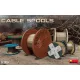 MiniArt Cable Spools – 1:35 dioráma-kiegészítő