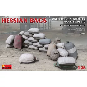   MiniArt Hessian Bags(sand, cement,vegetables, flour etc) – 1:35 dioráma-kiegészítő