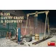 MiniArt 5 Ton Gantry Crane & Equipment – 1:35 dioráma-kiegészítő