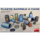 MiniArt Plastic Barrels & Cans – 1:35 dioráma-kiegészítő