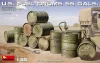 MiniArt U.S. Fuel Drums (55 Gals.) – 1:35 dioráma-kiegészítő