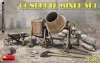 MiniArt Concrete Mixer Set – 1:35 dioráma-kiegészítő