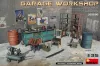 MiniArt Garage Workshop – 1:35 dioráma-kiegészítő