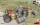 MiniArt German 200L Fuel Drum Set WW2 – 1:35 dioráma-kiegészítő