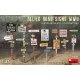 MiniArt Allied Road SignsWWII. European Theatre of Oper. – 1:35 dioráma-kiegészítő
