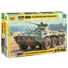 Zvezda BTR-80A Russian Personnel Carrier makett 1:35 (3560z)