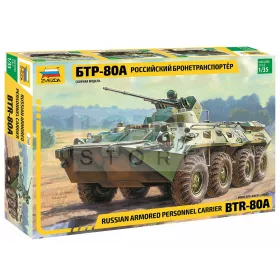 Zvezda BTR-80A Russian Personnel Carrier makett 1:35 (3560z)
