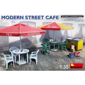 MiniArt Modern Street Cafe – 1:35 dioráma-kiegészítő