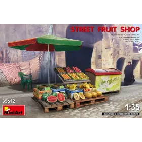 MiniArt Street Fruit Shop – 1:35 dioráma-kiegészítő