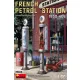 MiniArt French Petrol Station 1930-40S – 1:35 dioráma-kiegészítő