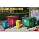 MiniArt Plastic Trash Cans – 1:35 dioráma-kiegészítő