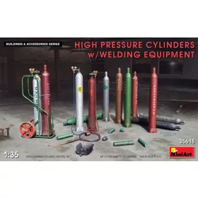   MiniArt High Pressure Cylinders w/Welding Equipment – 1:35 dioráma-kiegészítő