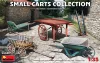 MiniArt Small Carts Collection – 1:35 dioráma-kiegészítő