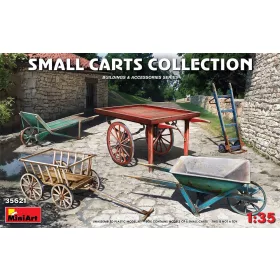   MiniArt Small Carts Collection – 1:35 dioráma-kiegészítő
