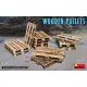 MiniArt Wooden Pallets – 1:35 dioráma-kiegészítő