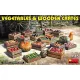 MiniArt Vegetables & Wooden Crates – 1:35 dioráma-kiegészítő