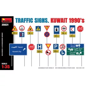   MiniArt Traffic Signs. Kuwait 1990's – 1:35 dioráma-kiegészítő