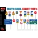 MiniArt Traffic Signs. Kuwait 1990's – 1:35 dioráma-kiegészítő