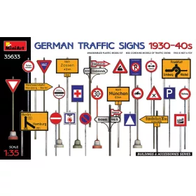   MiniArt German Traffic Signs 1930-40’s – 1:35 dioráma-kiegészítő
