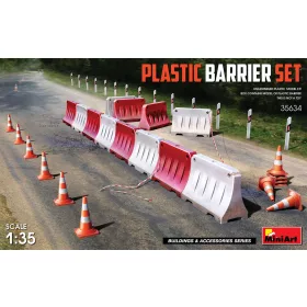 MiniArt Plastic Barrier Set – 1:35 dioráma-kiegészítő