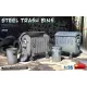 MiniArt Steel Trash Bins – 1:35 dioráma-kiegészítő