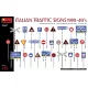 MiniArt Italian Traffic Signs 1930-40’S – 1:35 dioráma-kiegészítő